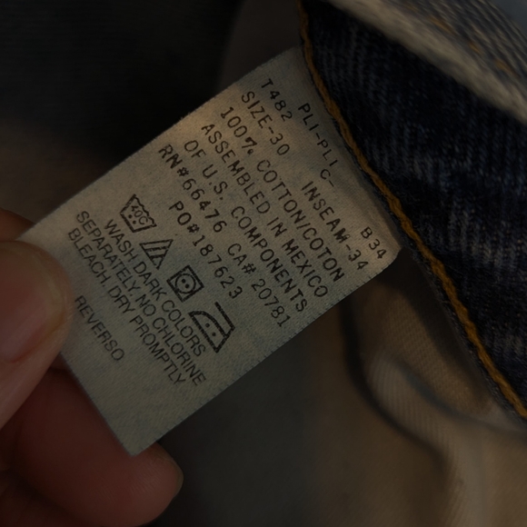 Tommy Hilfiger Jeans Blue Straight Leg Jeans Size 30x34 - Picture 7 of 7